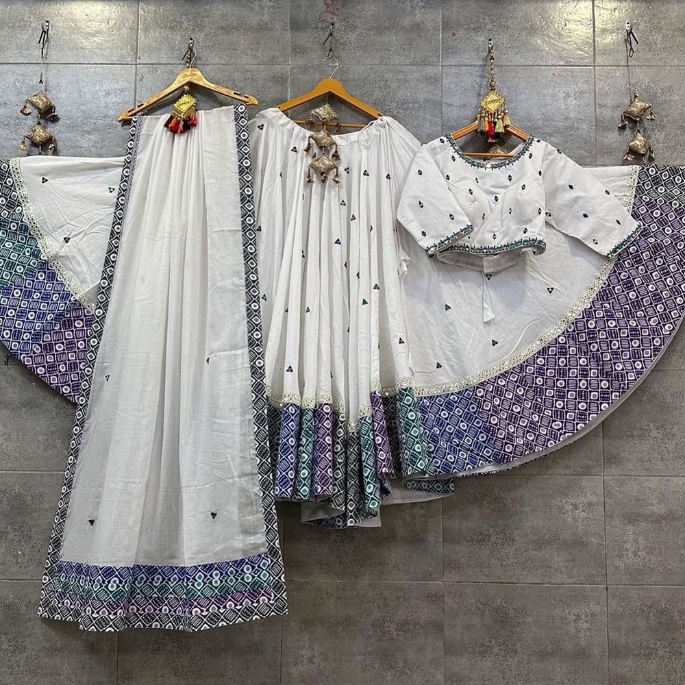 White Chaniya Choli